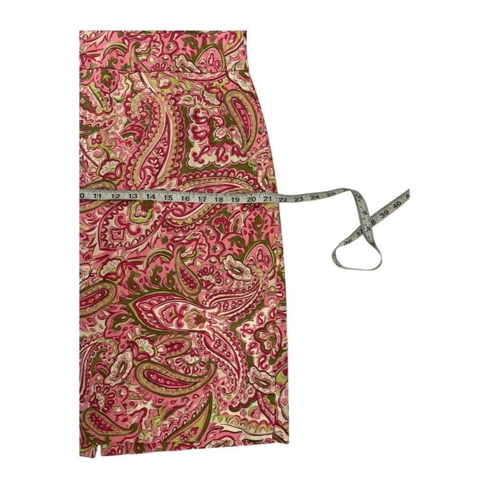 Jones New York Paisley Stretch Sleeveless Sheath Dress 14 - Picture 8 of 10